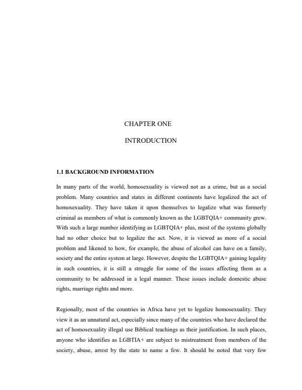 Page 1 – A research paper of homosexuality in Kenya and why it is viewed as a crime – Kenyaplex