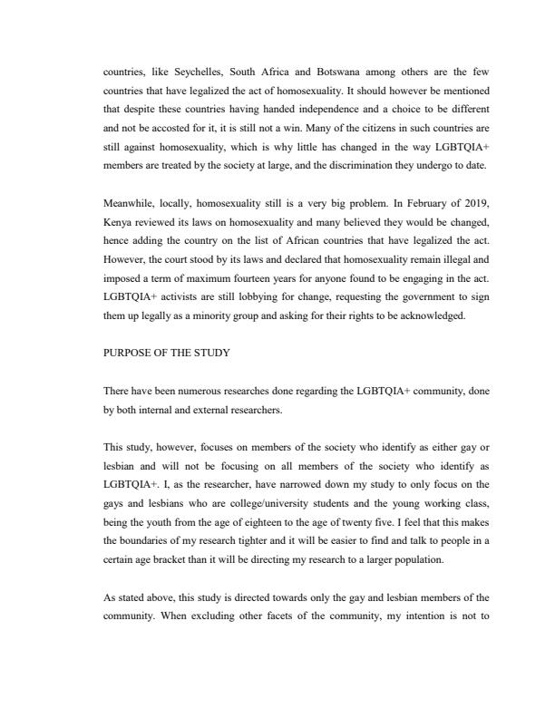 Page 2 – A research paper of homosexuality in Kenya and why it is viewed as a crime – Kenyaplex