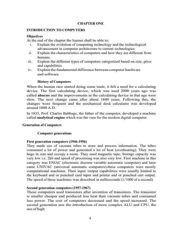 Page 3 – BUCU 002: Computer Skills and Applications Notes – Kenyaplex