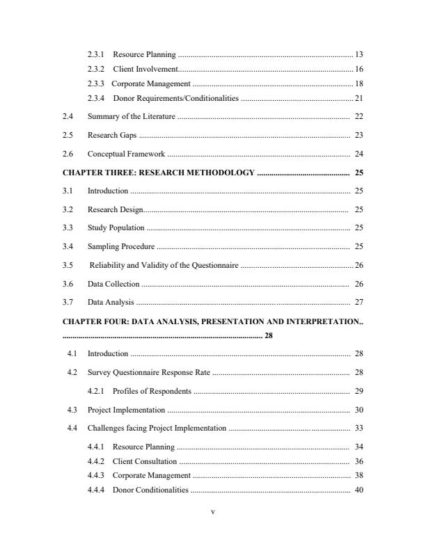 Page 2 – Sample Research Project: Challenges facing project implementation in selected public sector organizations in Kenya – Kenyaplex