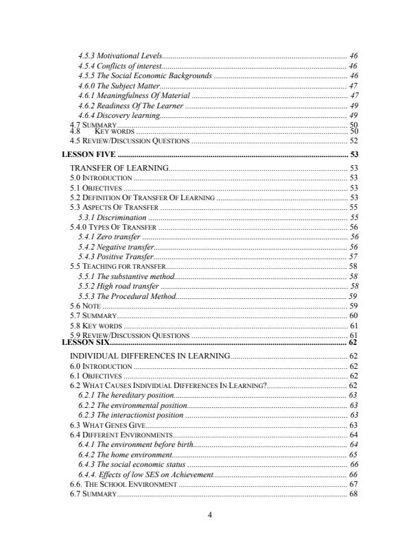 Page 3 – EPS 201: Psychology of Learning Notes – Kenyaplex