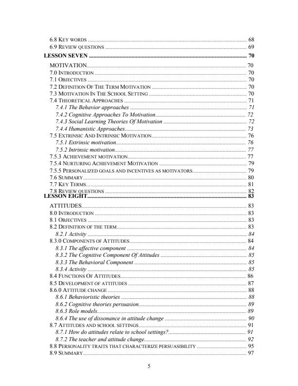 Page 4 – EPS 201: Psychology of Learning Notes – Kenyaplex