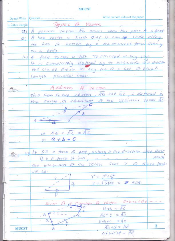 Page 3 – Vectors Notes For Diploma/Degree in Electrical Engineering. – Kenyaplex