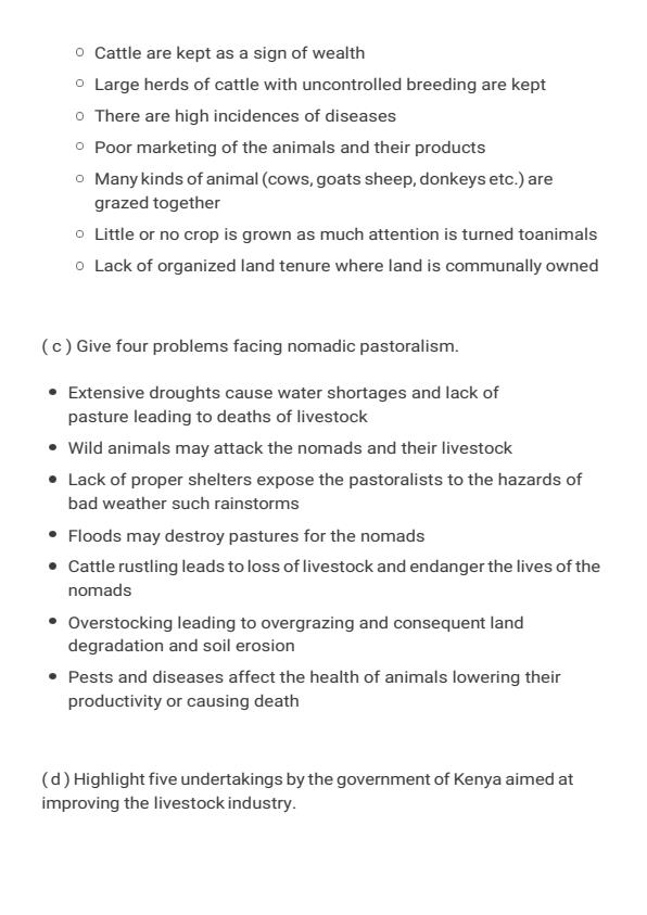 Page 2 – Geography questions and answers booklet – Kenyaplex
