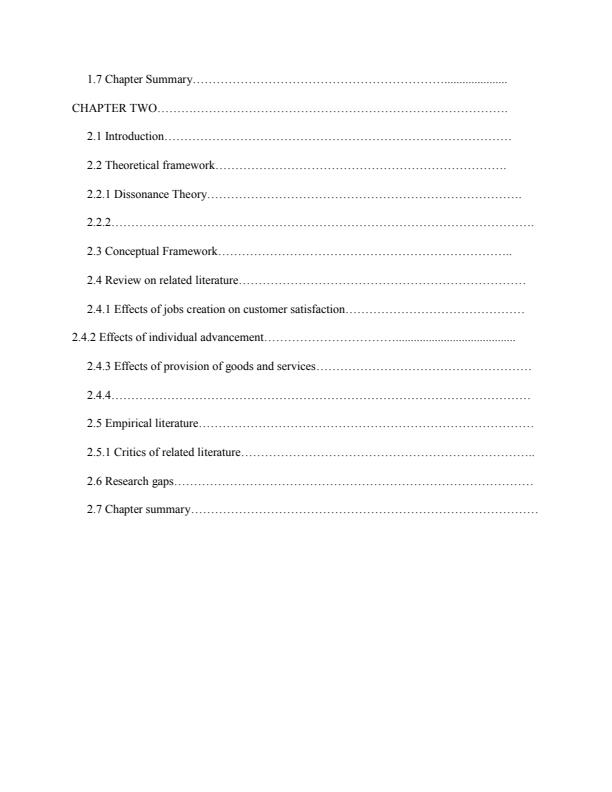 Page 2 – Effects of small scale business on customer satisfaction in Mombasa county – Kenyaplex