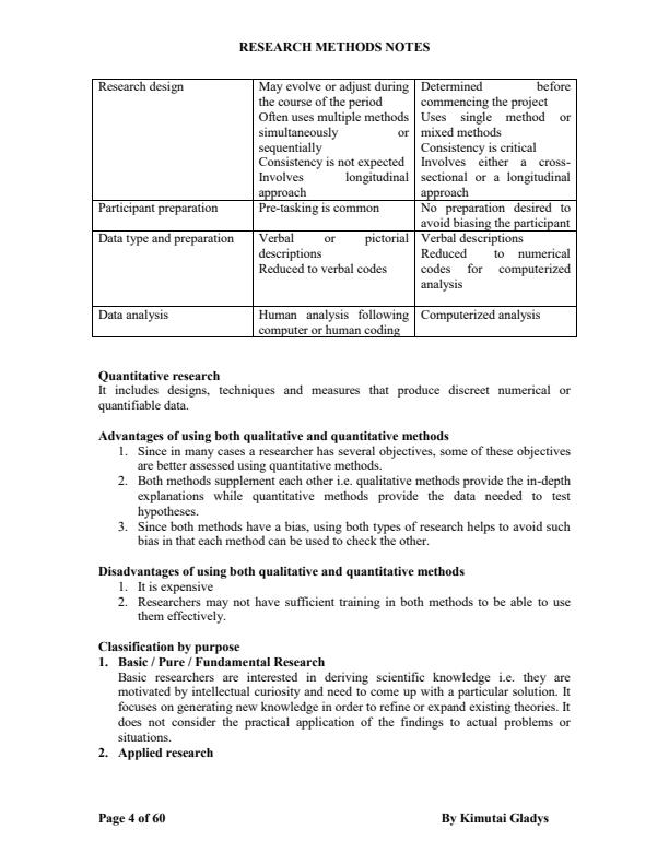 Page 4 – BSU 305: Research Methods Notes – Kenyaplex