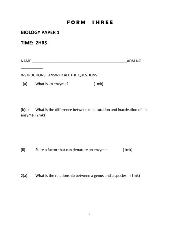 biology essay questions and answers pdf
