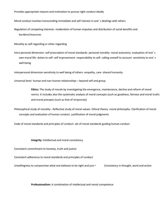 Page 4 – UCU: Ethics and Integrity Notes Year 1 Semester 2 – Kenyaplex