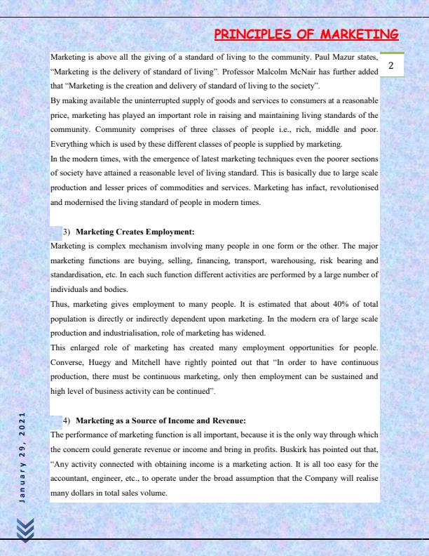 Page 2 – Principles of Marketing Notes: Any Undergraduate Year – Kenyaplex