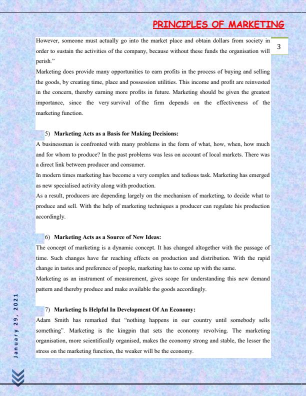 Page 3 – Principles of Marketing Notes: Any Undergraduate Year – Kenyaplex