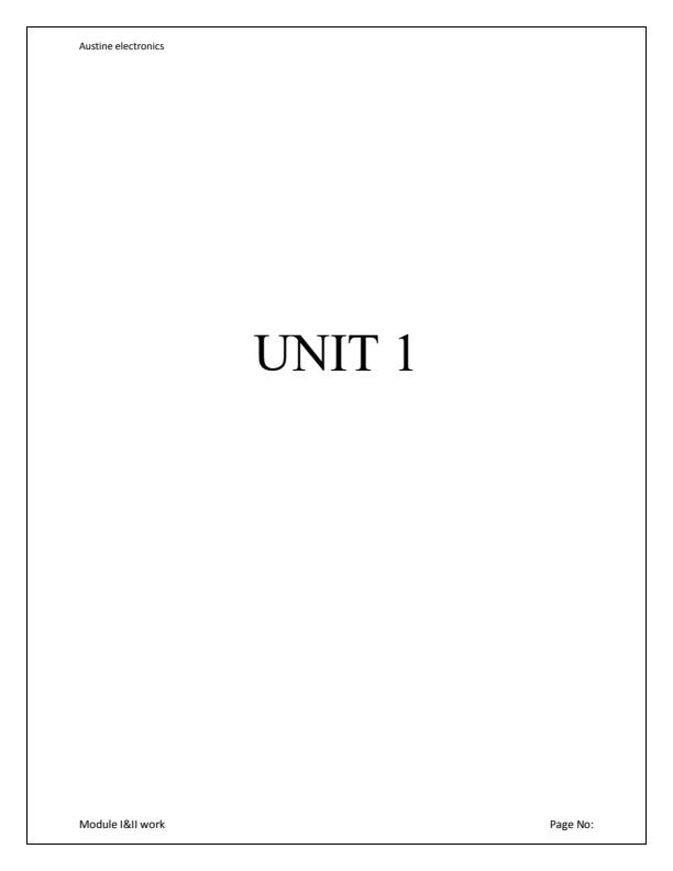 Page 1 – Analog Electronics Notes – Kenyaplex