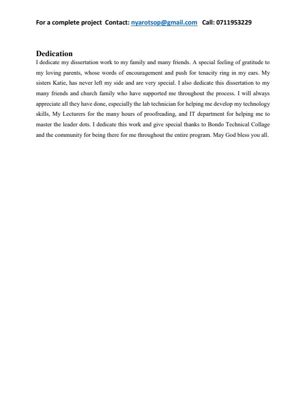 Page 2 – Online Students Registration System Documentation – Kenyaplex