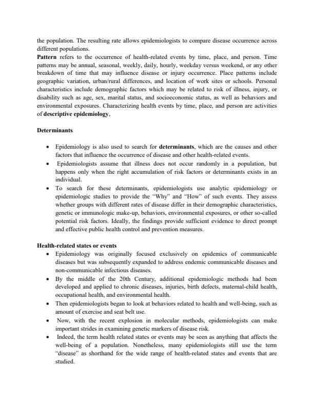 Page 2 – Medical Epidemiology: Types of Epidemiological Studies Notes – Kenyaplex