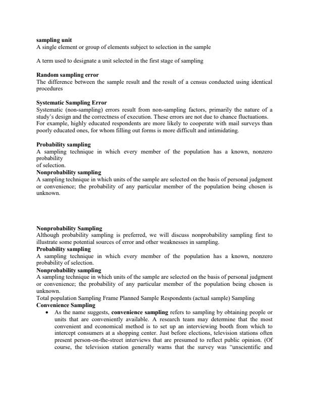 Page 2 – Epidemiology Notes on Sampling and Measurements of Disease Frequencies Notes – Kenyaplex