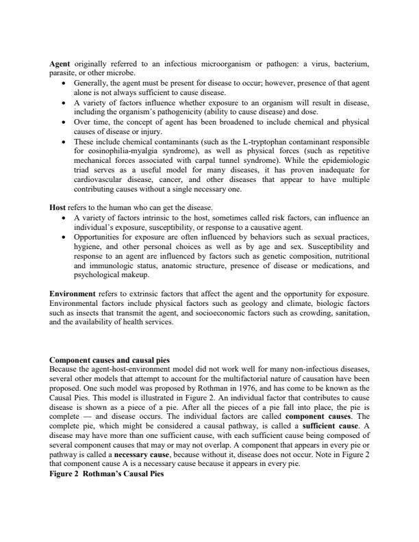 Page 2 – Disease Causation and Determinants of Health and their Interactions Notes – Kenyaplex