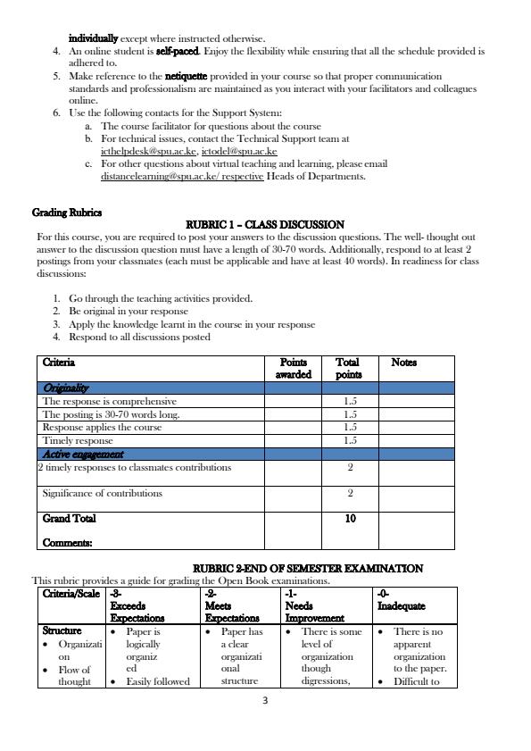 Page 3 – BFI 220: Introduction to Finance Notes and Course Outline – Kenyaplex