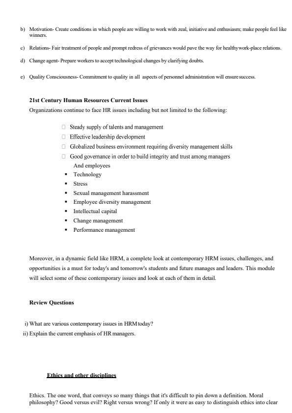Page 3 – BBM 4201 Ethics and Social Responsibility Notes – Kenyaplex