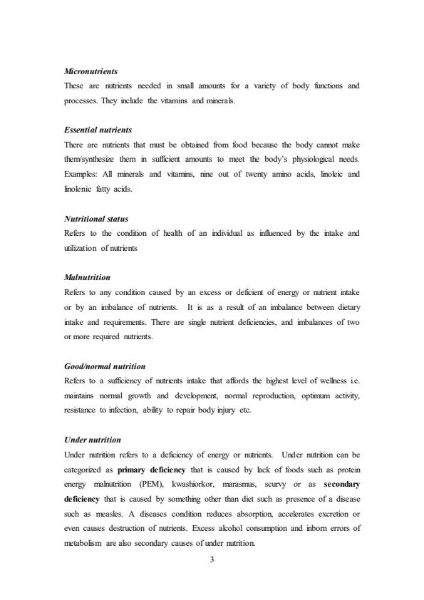 Page 2 – Principles of Human Nutrition Notes – Kenyaplex
