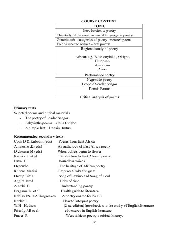 Page 2 – BLA 4214: Poetry Notes – Kenyaplex