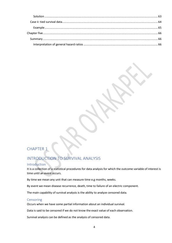 Page 4 – SAC 402: Survival Models Notes – Kenyaplex