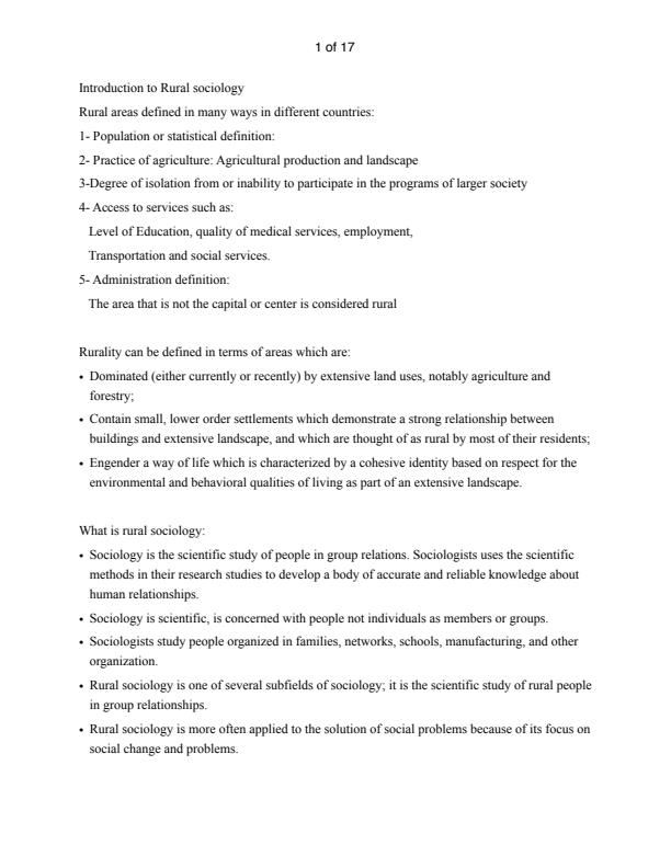 Page 1 – AEE 3222 Rural Sociology And Community Development Notes – Kenyaplex