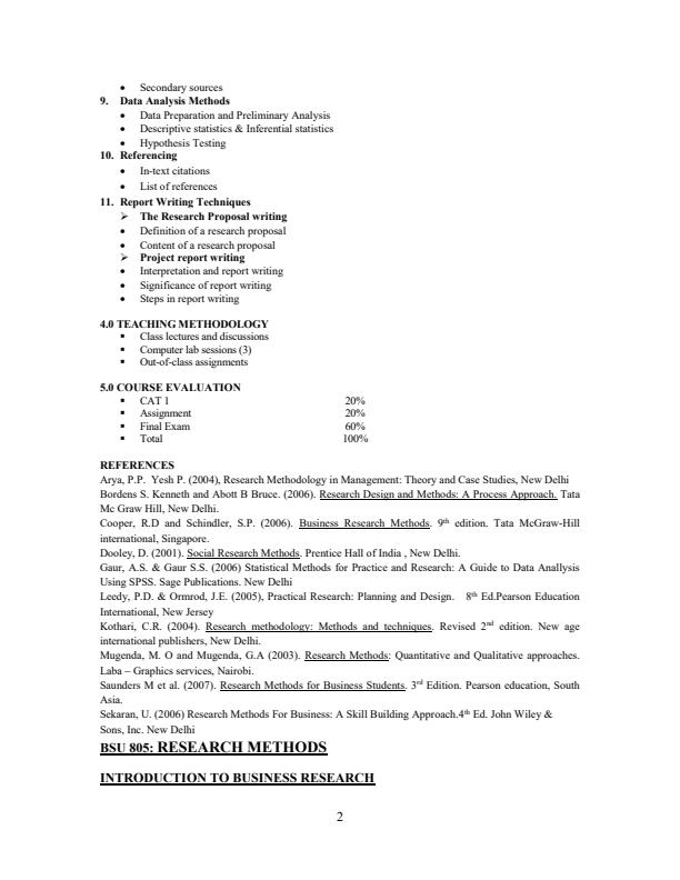 Page 2 – BSU 805: Research Methods Notes – Kenyaplex