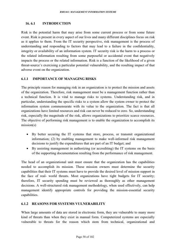 Page 2 – BMS  841: Management Information Systems Notes – Kenyaplex