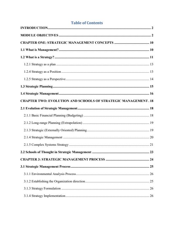 Page 2 – BBA 823: Strategic Management Notes – Kenyaplex