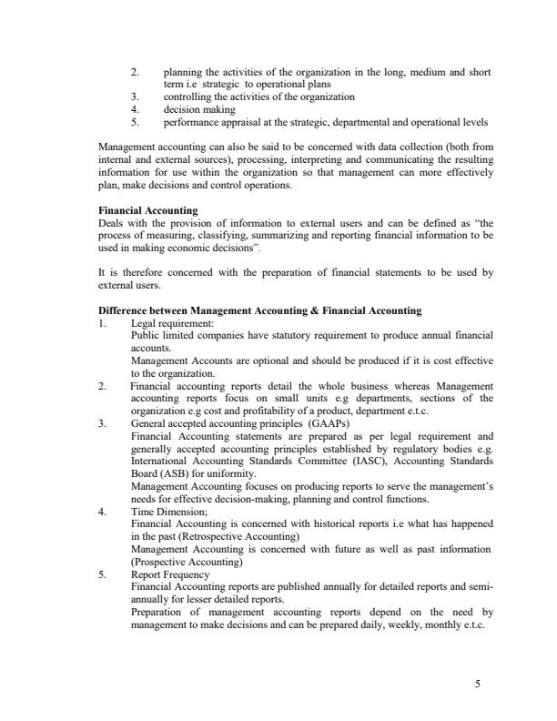 Page 4 – BAC 814: Management Accounting Notes – Kenyaplex