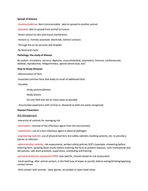 Page 3 – ANHE 426/427 Introduction to Animal Diseases Notes – Kenyaplex