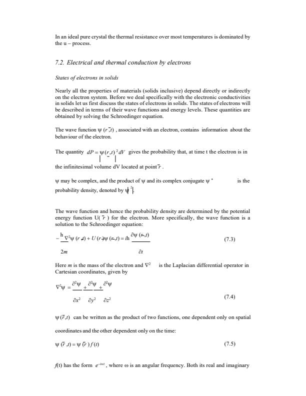 Page 3 – Electrical and Thermal Conductivity in Crystals Notes – Kenyaplex