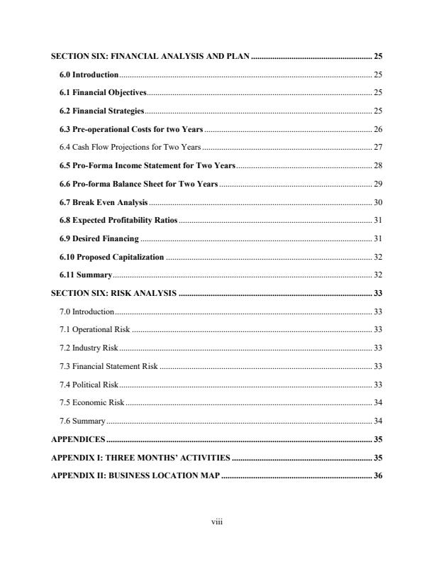 Page 4 – Sample Posho Mill and Cereals Store Business Plan – Kenyaplex