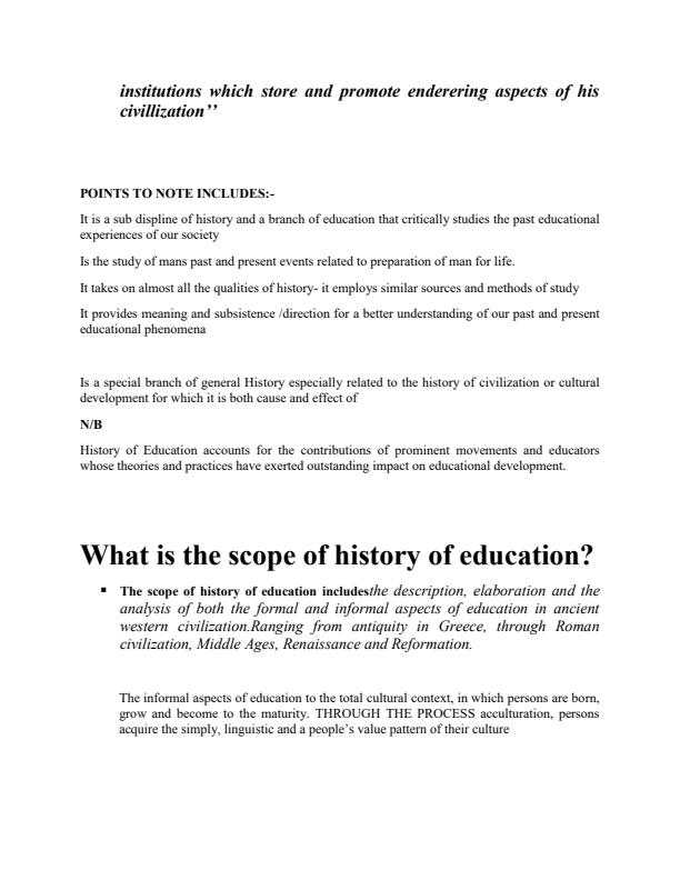 Page 3 – EDF 110: History of Education Notes – Kenyaplex