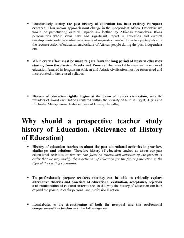 Page 4 – EDF 110: History of Education Notes – Kenyaplex