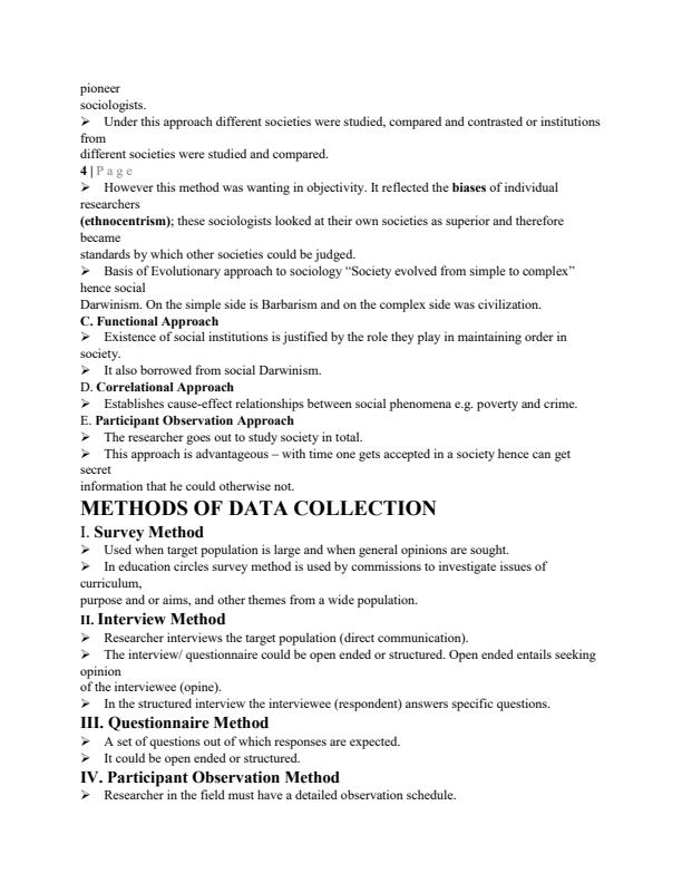 Page 4 – EDF 410 Comparative and Sociology of Education Notes – Kenyaplex