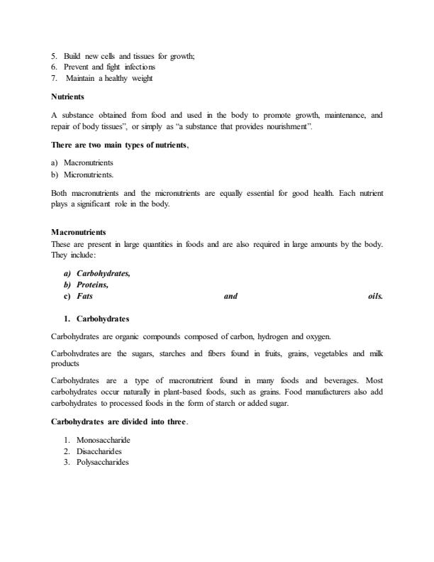 Page 4 – Food Science and Nutrition Notes – Kenyaplex