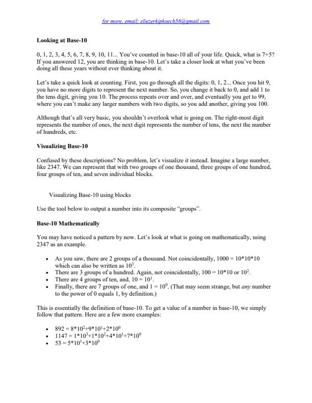 Page 3 – Digital Electronics Notes: Diploma in Electrical and Electronic Engineering (Power Option) Module II – Kenyaplex