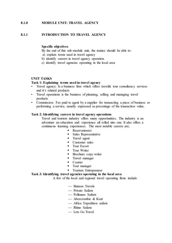 Page 2 – Travel Agency Notes – Kenyaplex