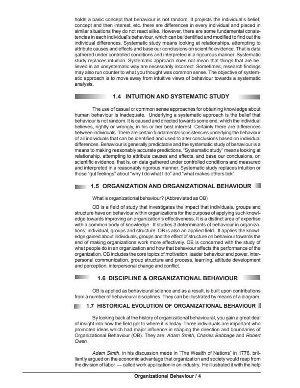 Page 4 – Organization and Organizational Behaviour Notes – Kenyaplex