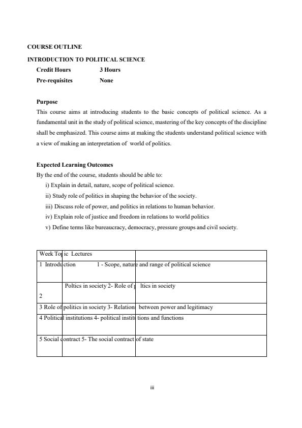 Page 1 – BHU2108 Introduction to Political Science Notes – Kenyaplex