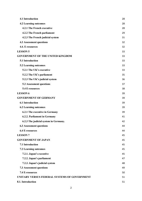 Page 2 – Aht 414: Comparative Government and Politics of Developed Countries Notes – Kenyaplex