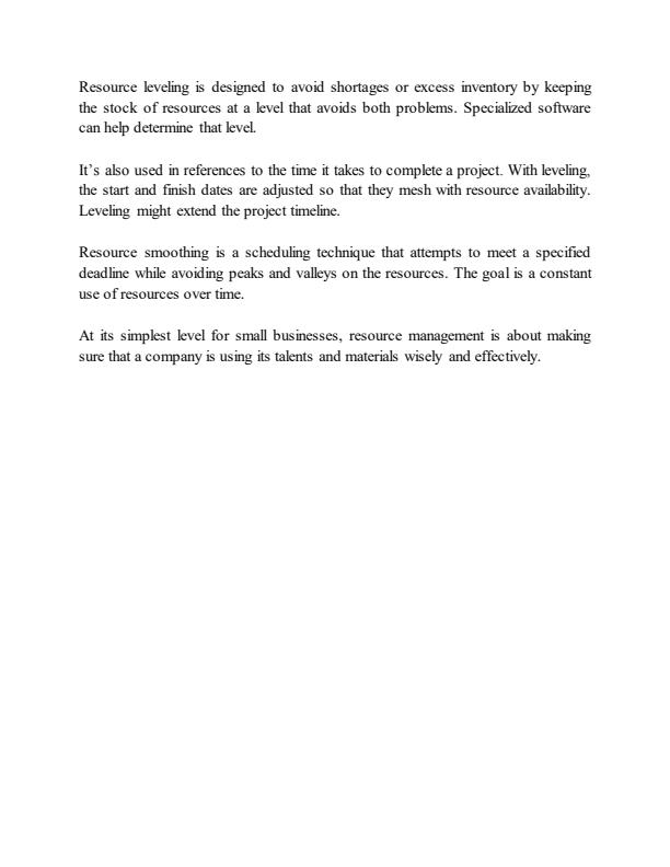 Page 4 – Resources Management Notes – Kenyaplex