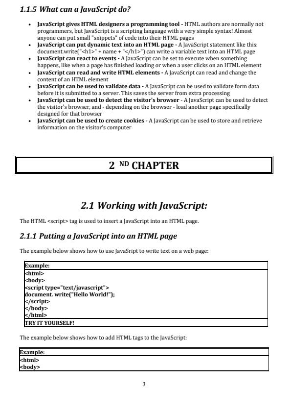 Page 2 – New Updated ICT JavaScript Notes – Kenyaplex