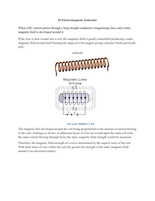 Page 1 – Magnetic Induction Notes – Kenyaplex