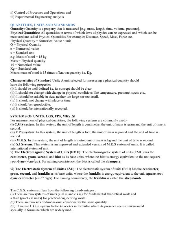Page 2 – Electrical Measurements and Fault Diagnosis (EMFD) Notes – Kenyaplex