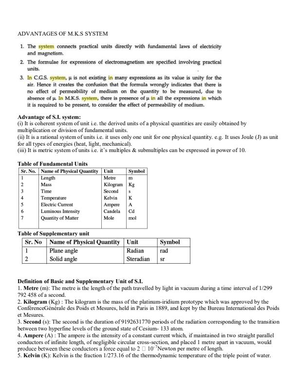 Page 3 – Electrical Measurements and Fault Diagnosis (EMFD) Notes – Kenyaplex