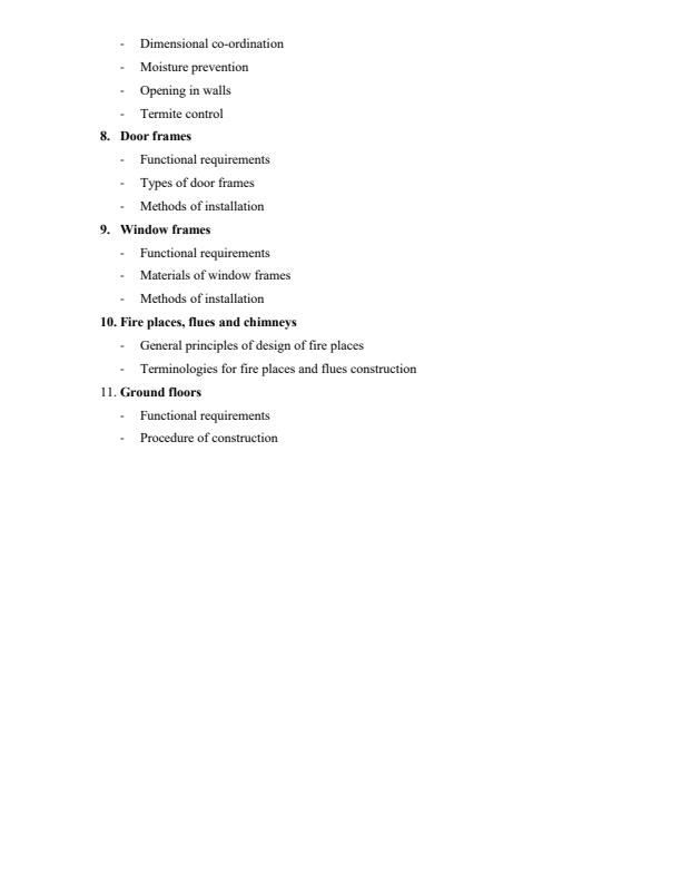 Page 3 – General Building Construction Notes: Diploma in Civil Engineering Module 1 – Kenyaplex