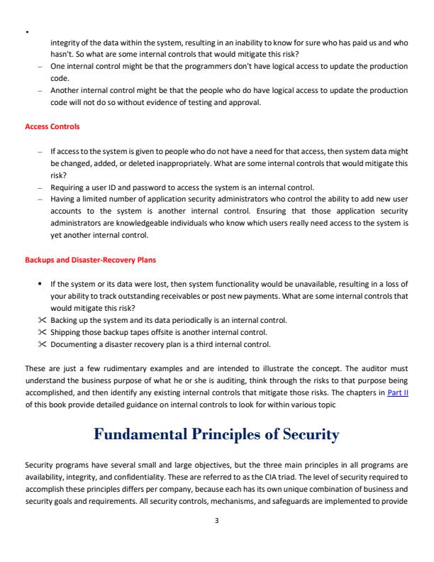 Page 3 – UCI 403: Information System Security and Assurance Lecture Notes – Kenyaplex