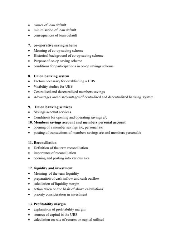Page 2 – Cooperative Banking Notes for Diploma in Cooperative Management – Kenyaplex