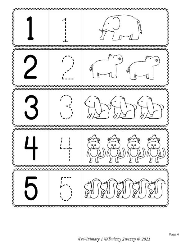 Page 4 – Pre Primary 1 (PP1) Work Book – Kenyaplex